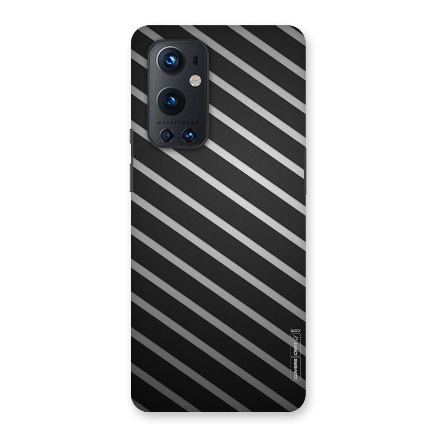 Grey And Black Stripes Back Case for OnePlus 9 Pro