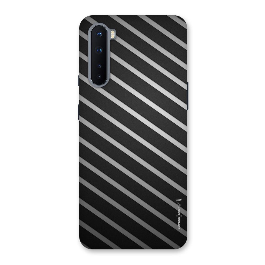 Grey And Black Stripes Back Case for OnePlus Nord