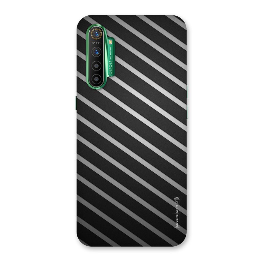 Grey And Black Stripes Back Case for Realme X2
