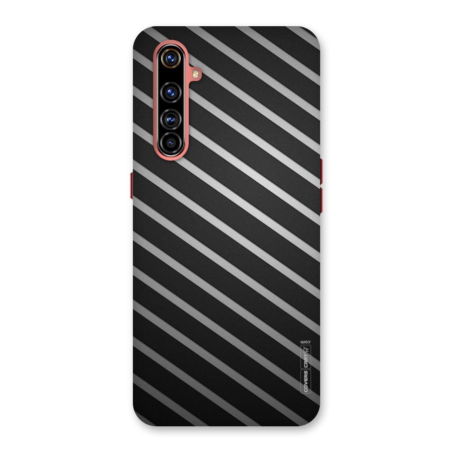 Grey And Black Stripes Back Case for Realme X50 Pro