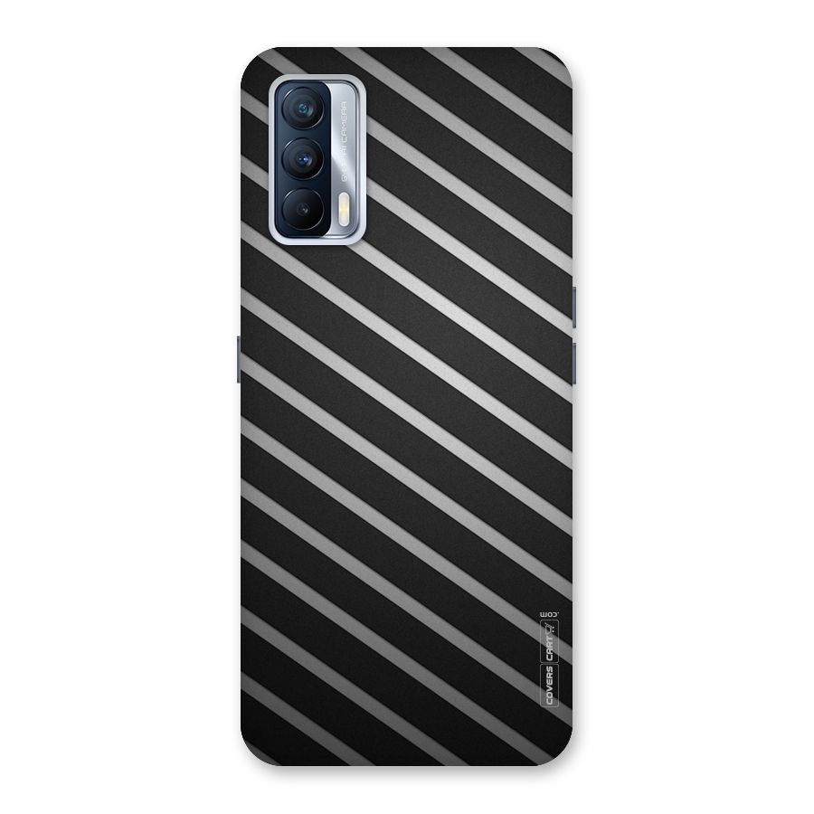 Grey And Black Stripes Back Case for Realme X7