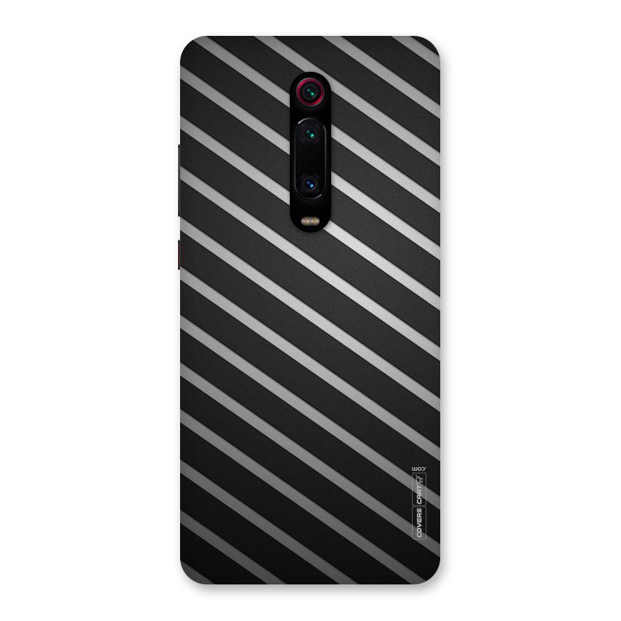 Grey And Black Stripes Back Case for Redmi K20 Pro
