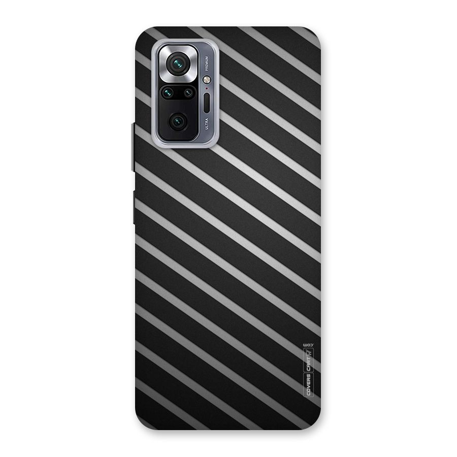 Grey And Black Stripes Back Case for Redmi Note 10 Pro Max
