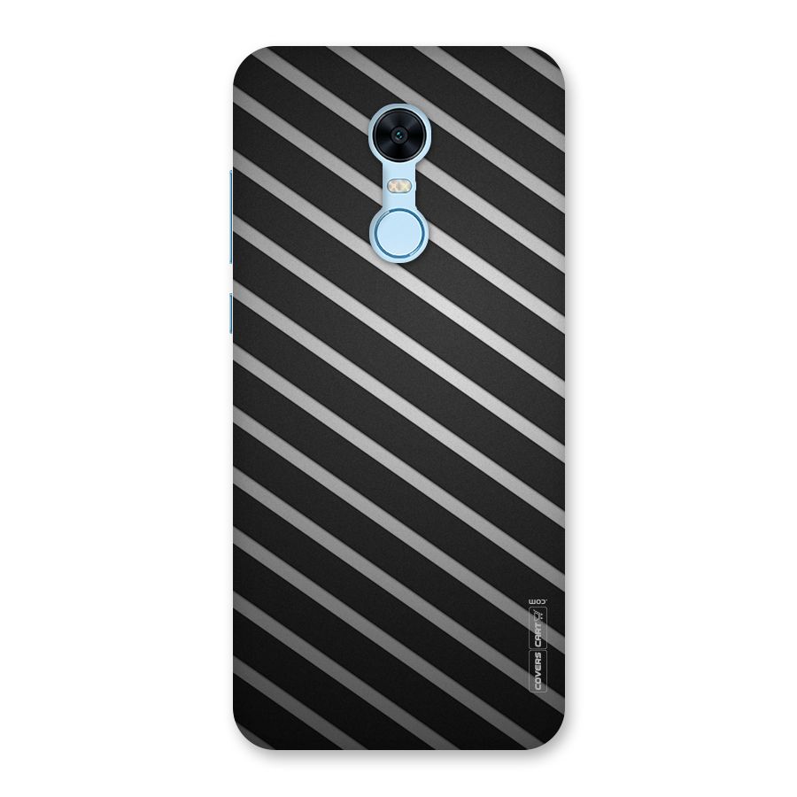 Grey And Black Stripes Back Case for Redmi Note 5