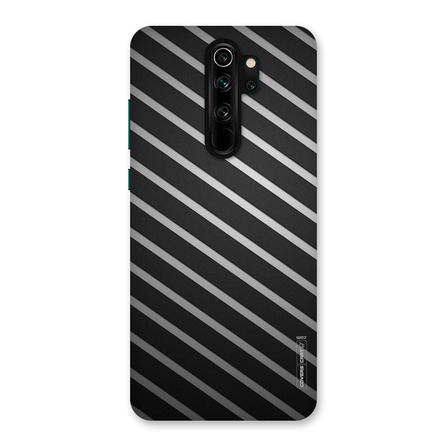 Grey And Black Stripes Back Case for Redmi Note 8 Pro