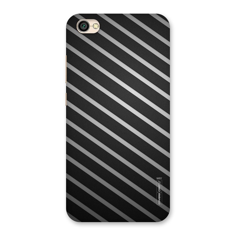 Grey And Black Stripes Back Case for Redmi Y1 Lite