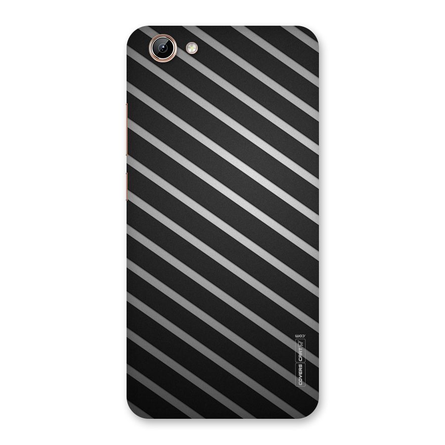 Grey And Black Stripes Back Case for Vivo Y71