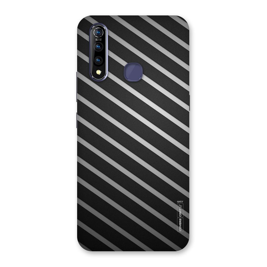 Grey And Black Stripes Back Case for Vivo Z1 Pro