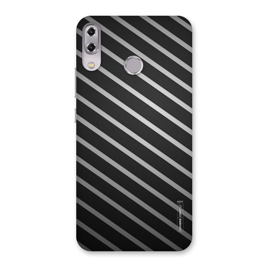 Grey And Black Stripes Back Case for Zenfone 5Z