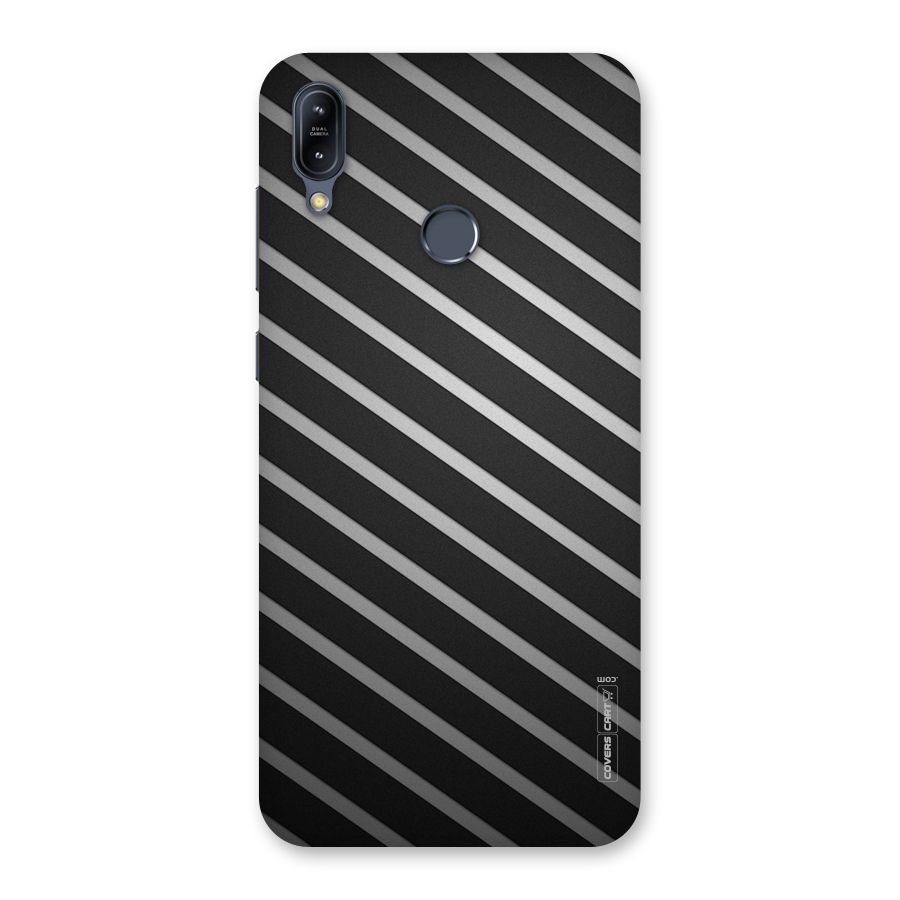Grey And Black Stripes Back Case for Zenfone Max M2