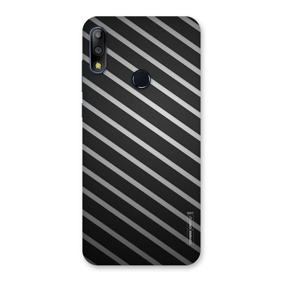 Grey And Black Stripes Back Case for Zenfone Max Pro M2