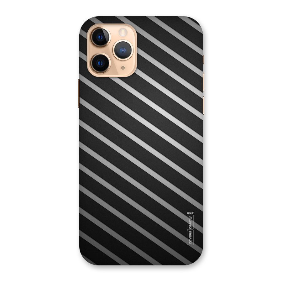 Grey And Black Stripes Back Case for iPhone 11 Pro
