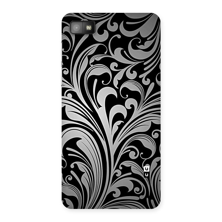 Grey Beauty Pattern Back Case for Blackberry Z10