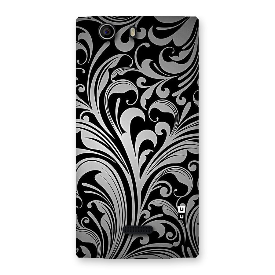 Grey Beauty Pattern Back Case for Canvas Nitro 2 E311
