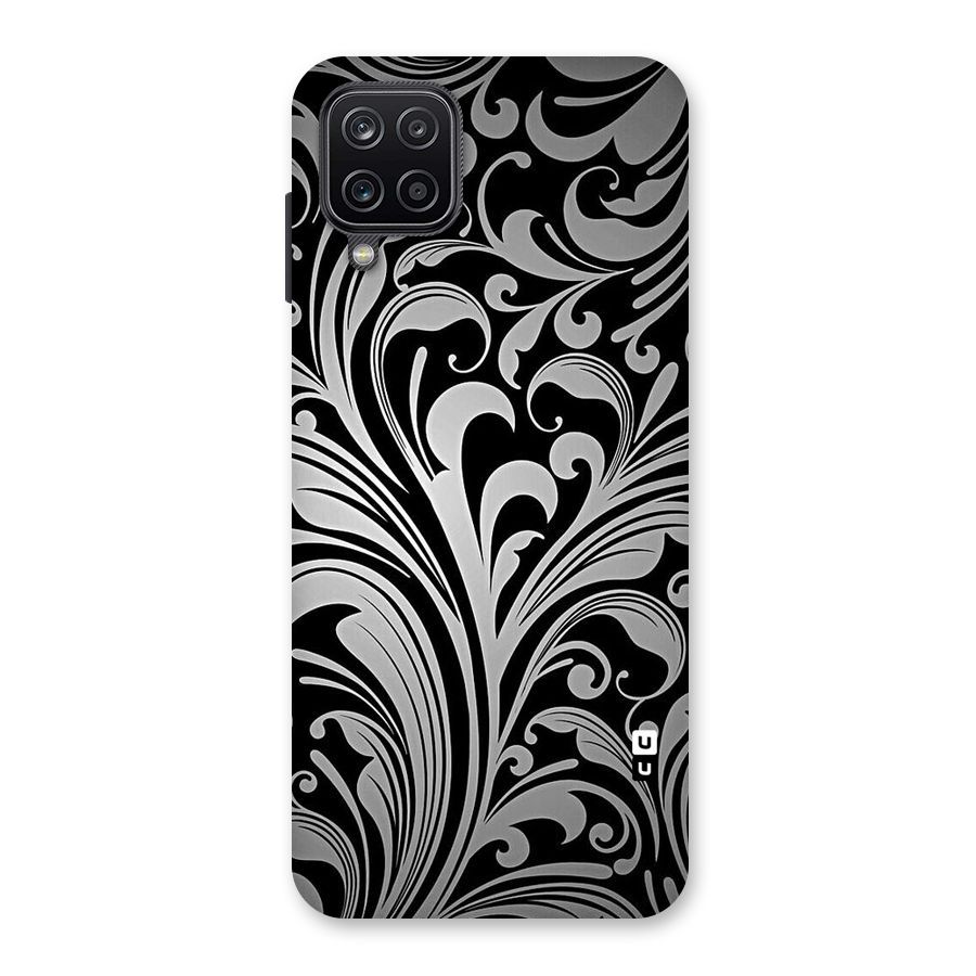 Grey Beauty Pattern Back Case for Galaxy A12