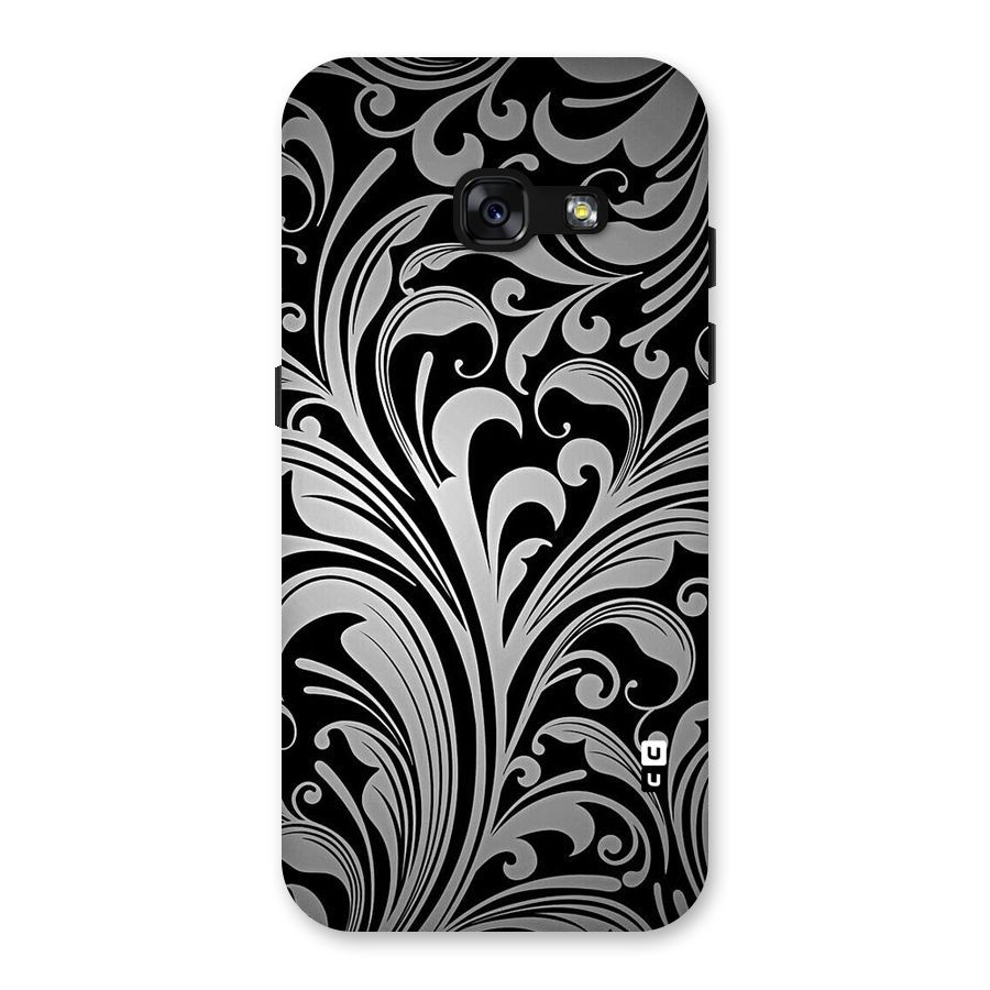 Grey Beauty Pattern Back Case for Galaxy A3 (2017)