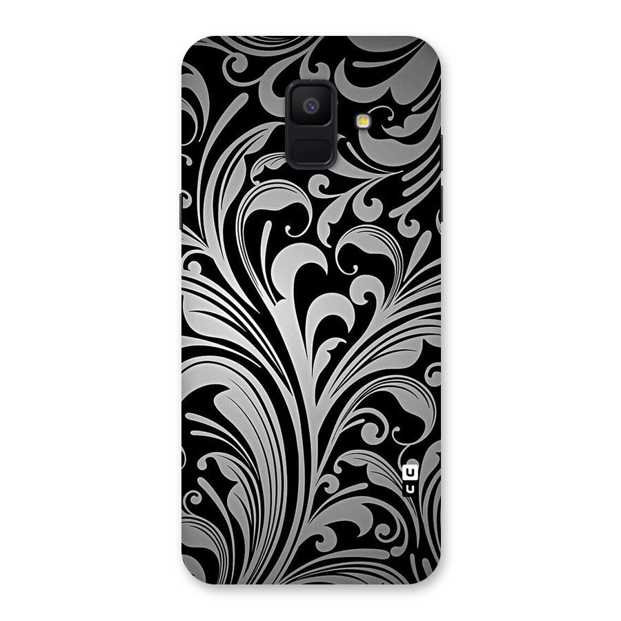 Grey Beauty Pattern Back Case for Galaxy A6 (2018)