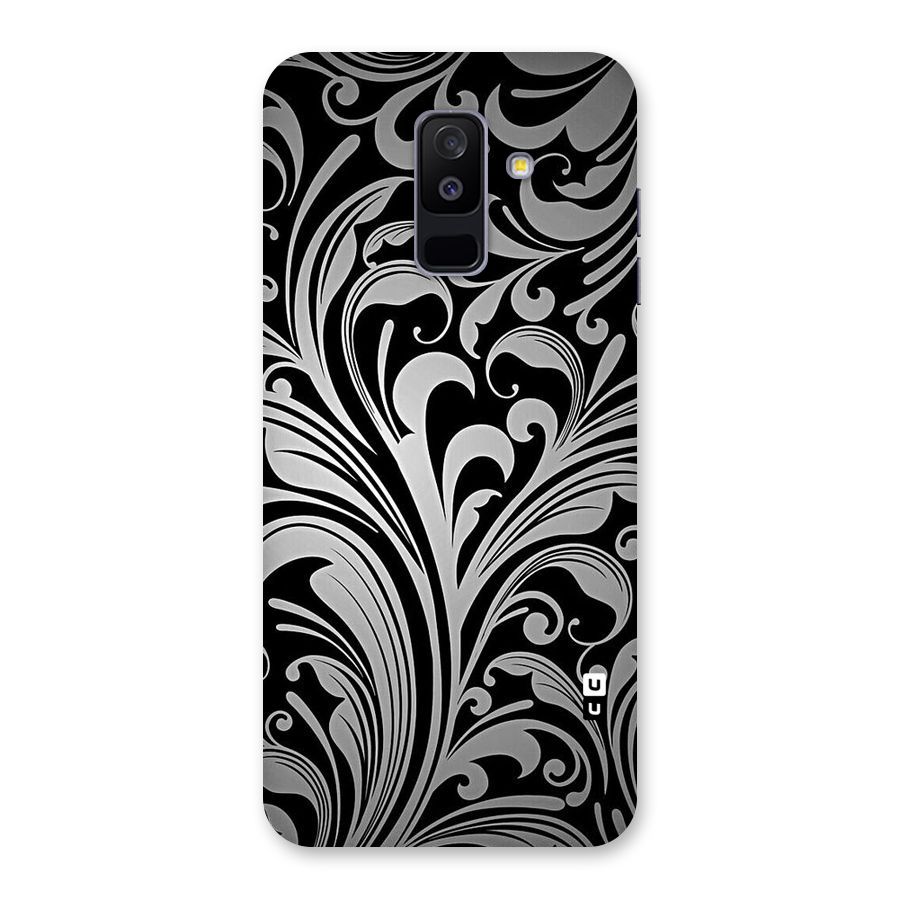 Grey Beauty Pattern Back Case for Galaxy A6 Plus