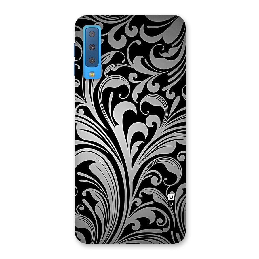 Grey Beauty Pattern Back Case for Galaxy A7 (2018)