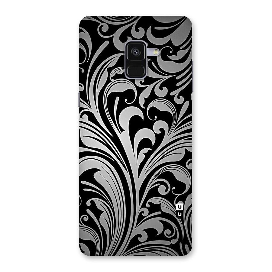 Grey Beauty Pattern Back Case for Galaxy A8 Plus
