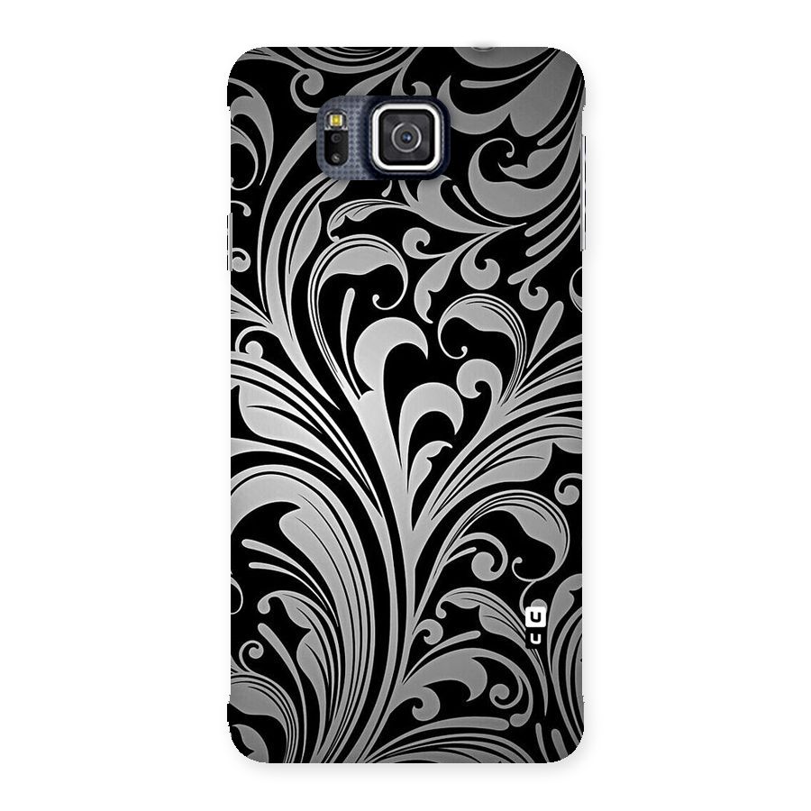 Grey Beauty Pattern Back Case for Galaxy Alpha