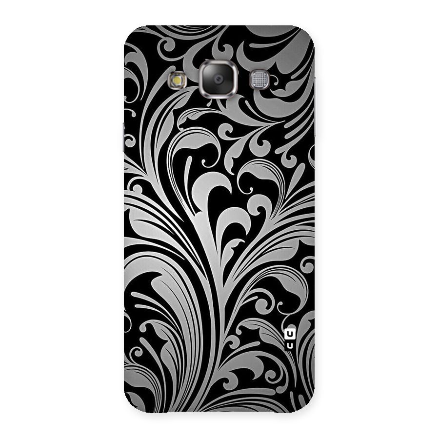 Grey Beauty Pattern Back Case for Galaxy E7