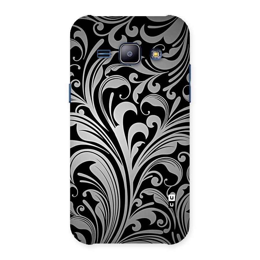 Grey Beauty Pattern Back Case for Galaxy J1