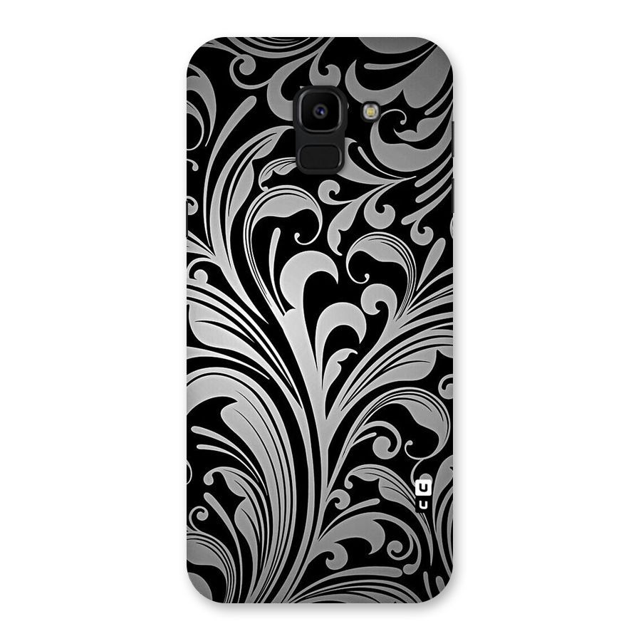 Grey Beauty Pattern Back Case for Galaxy J6