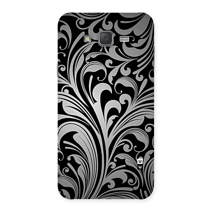 Grey Beauty Pattern Back Case for Galaxy J7