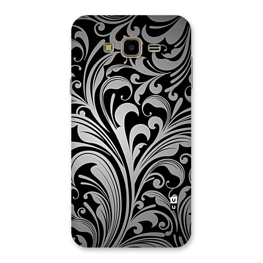 Grey Beauty Pattern Back Case for Galaxy J7 Nxt