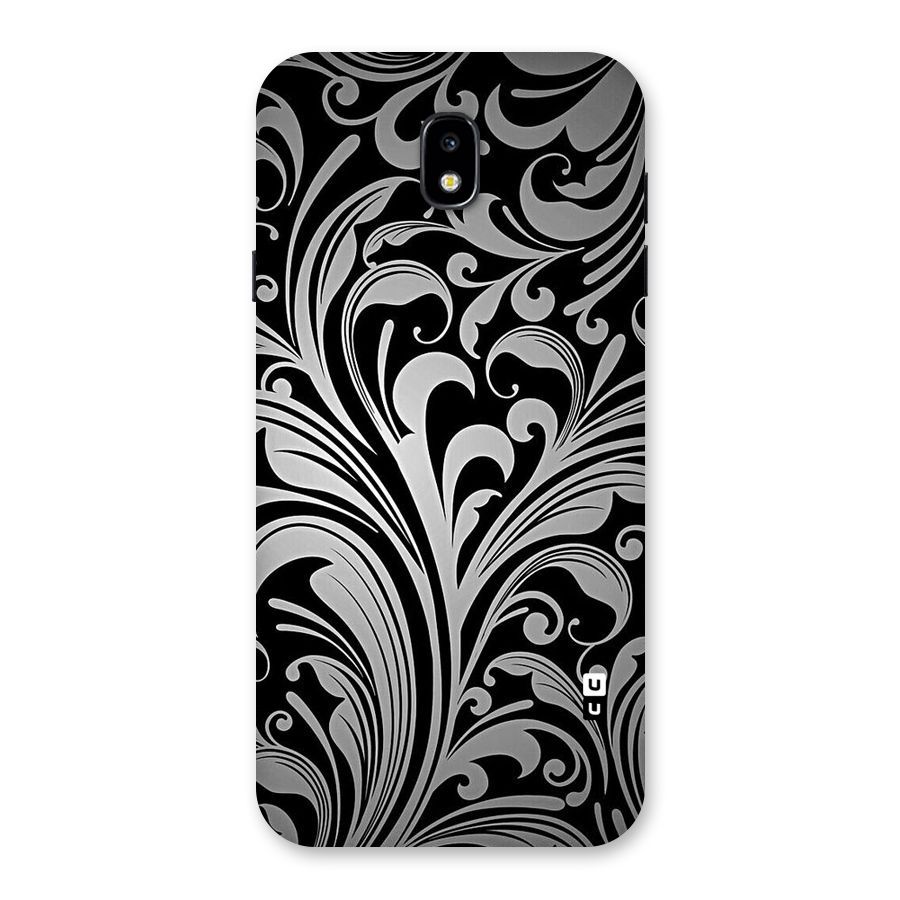 Grey Beauty Pattern Back Case for Galaxy J7 Pro