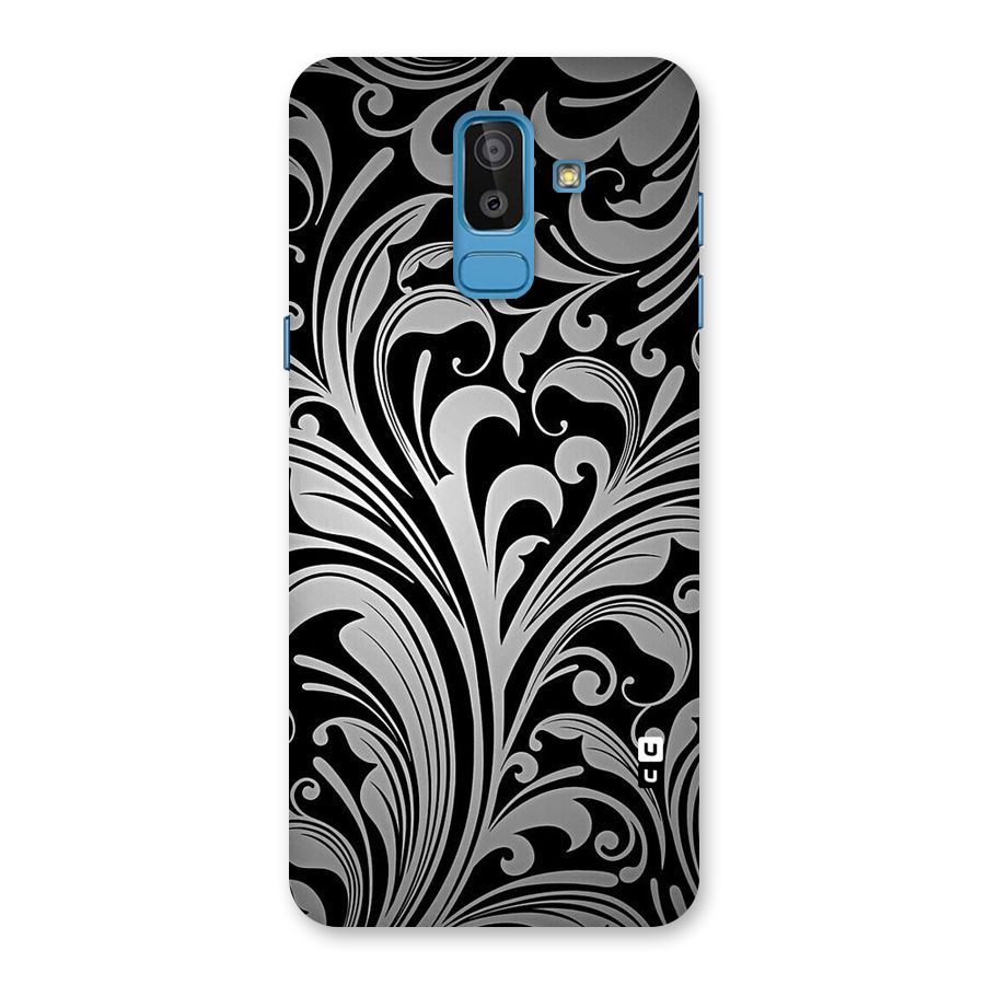 Grey Beauty Pattern Back Case for Galaxy J8