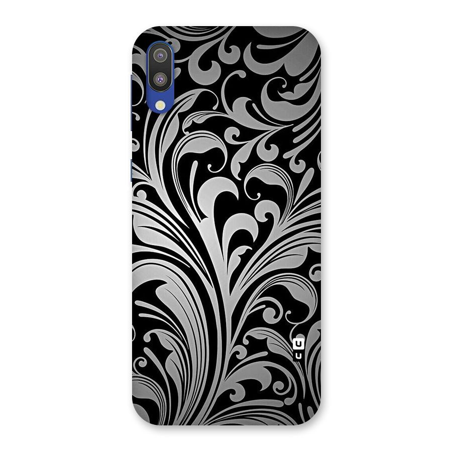 Grey Beauty Pattern Back Case for Galaxy M10