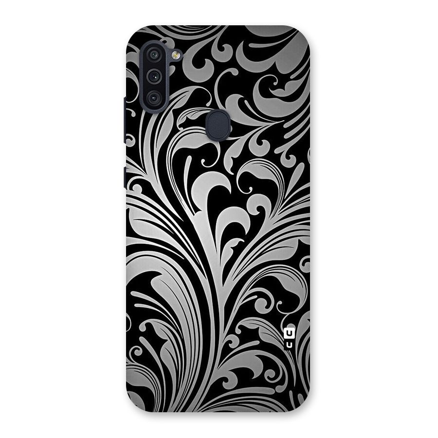 Grey Beauty Pattern Back Case for Galaxy M11