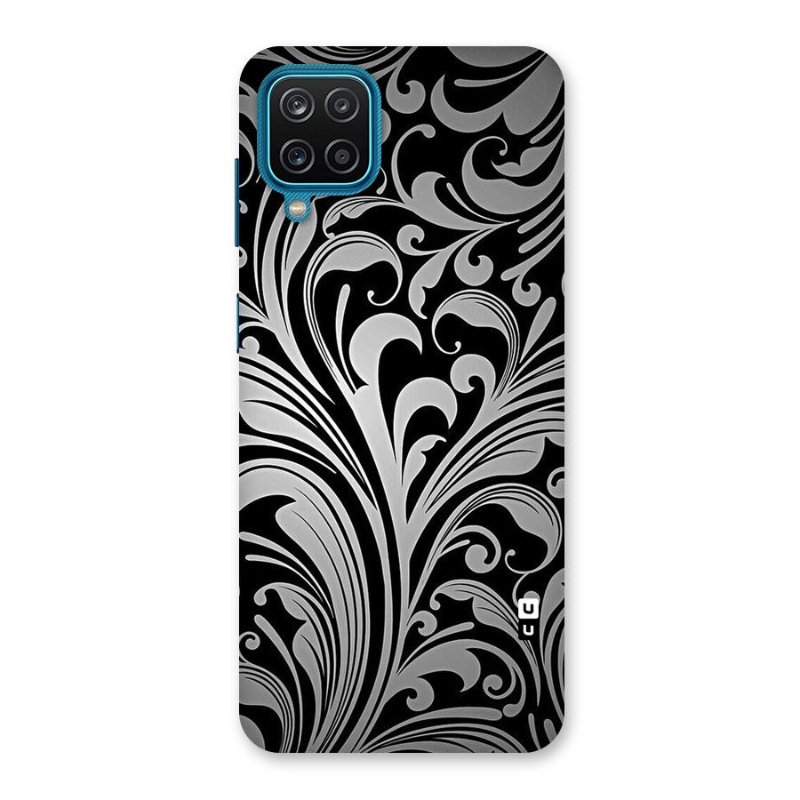 Grey Beauty Pattern Back Case for Galaxy M12