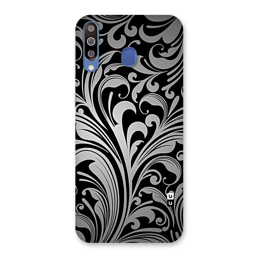 Grey Beauty Pattern Back Case for Galaxy M30
