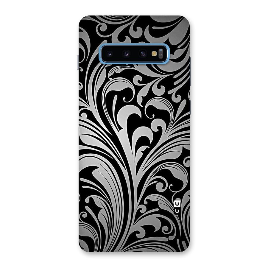 Grey Beauty Pattern Back Case for Galaxy S10 Plus