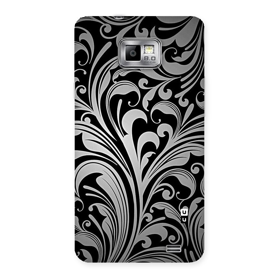 Grey Beauty Pattern Back Case for Galaxy S2