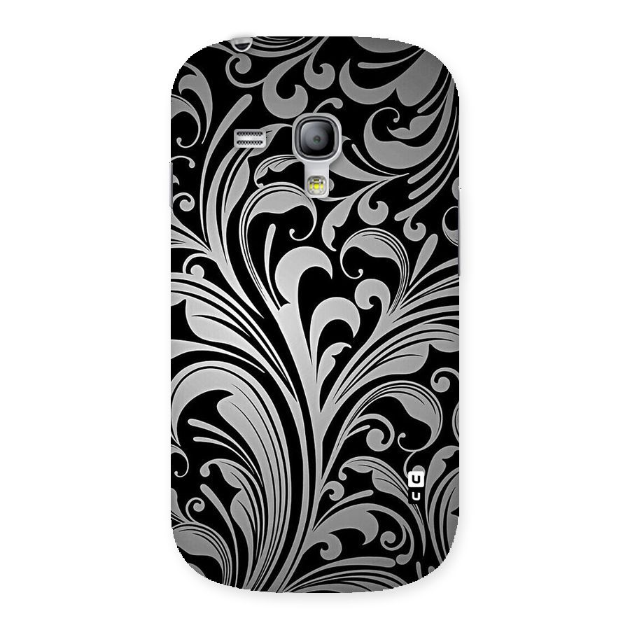 Grey Beauty Pattern Back Case for Galaxy S3 Mini