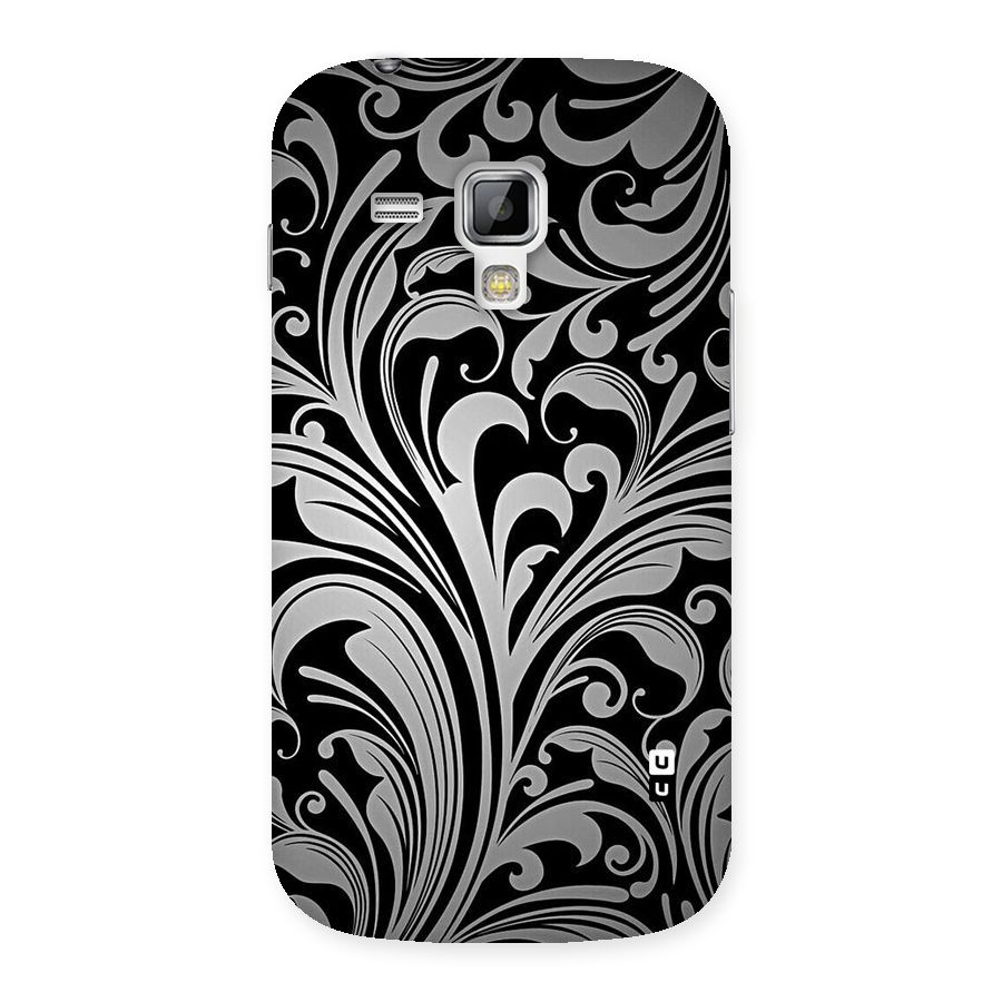 Grey Beauty Pattern Back Case for Galaxy S Duos