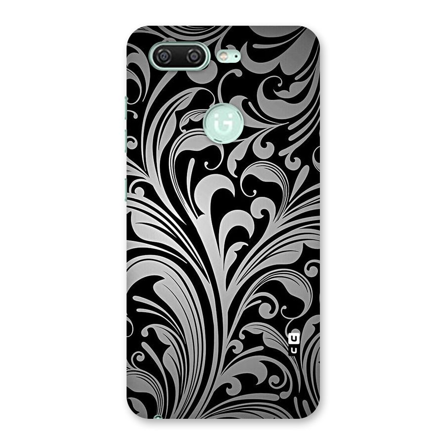 Grey Beauty Pattern Back Case for Gionee S10