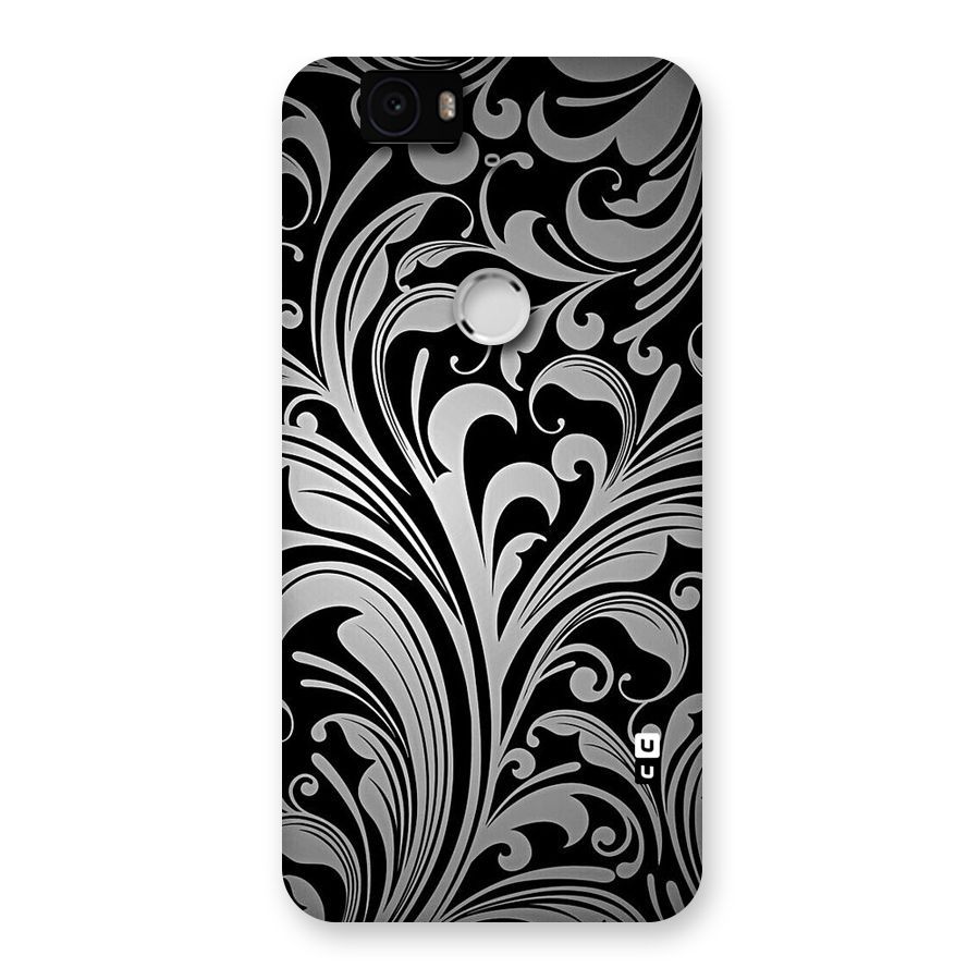 Grey Beauty Pattern Back Case for Google Nexus-6P