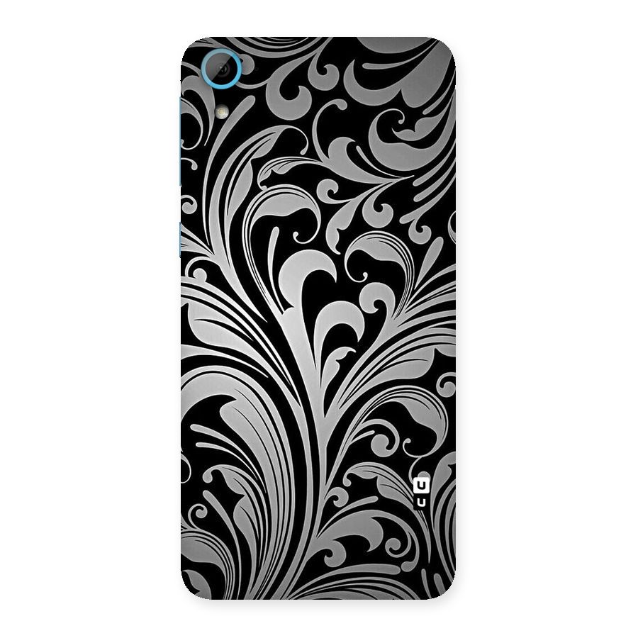 Grey Beauty Pattern Back Case for HTC Desire 826