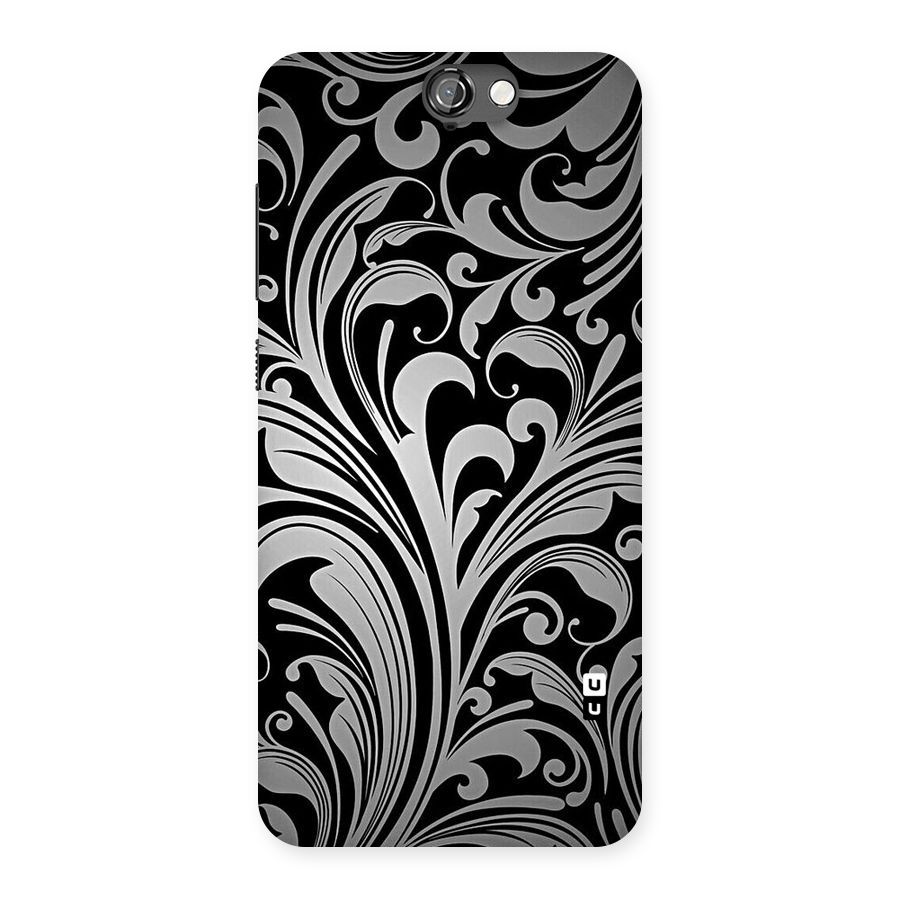 Grey Beauty Pattern Back Case for HTC One A9