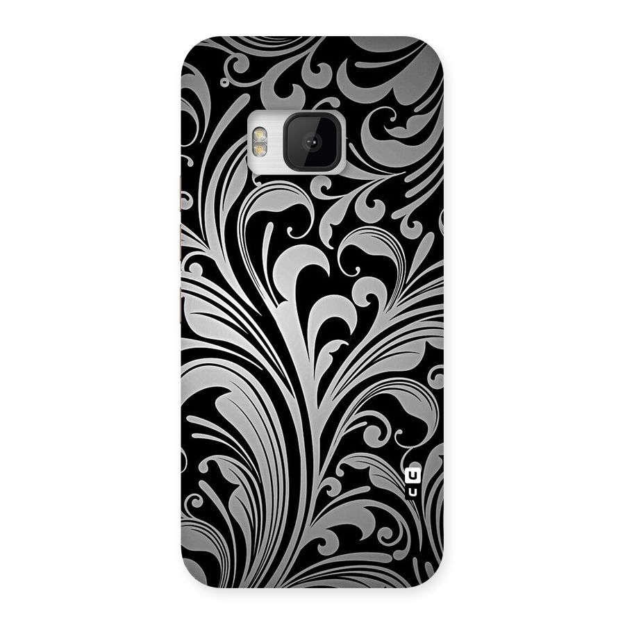 Grey Beauty Pattern Back Case for HTC One M9