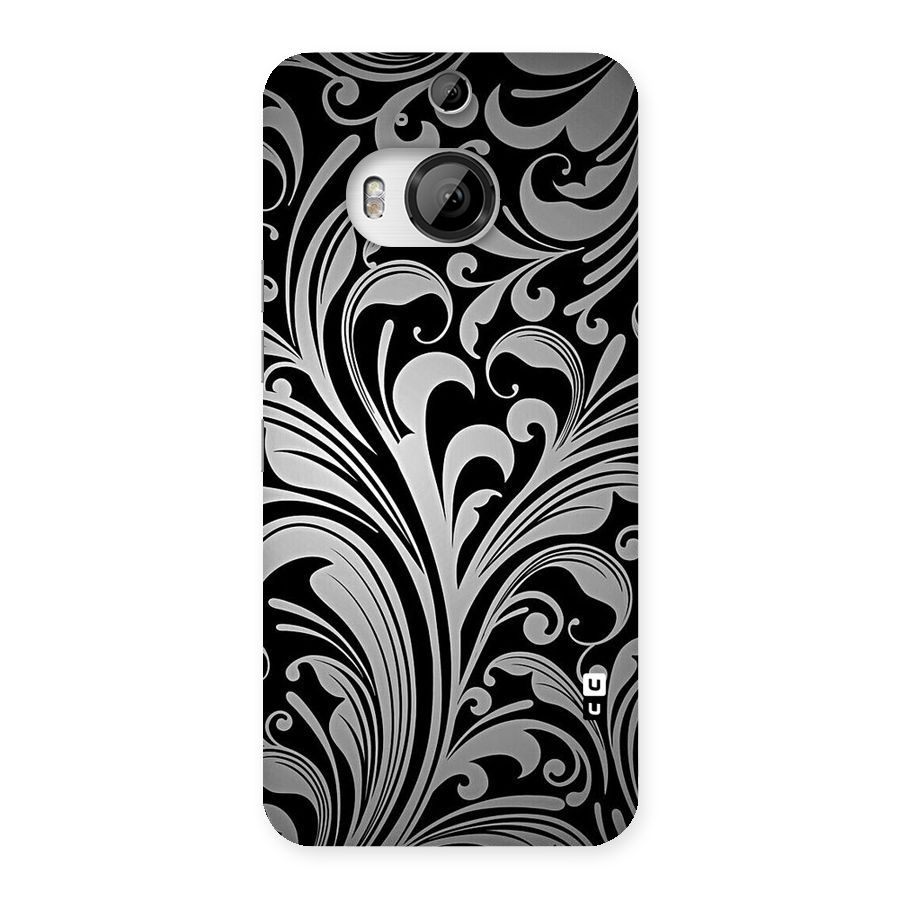 Grey Beauty Pattern Back Case for HTC One M9 Plus