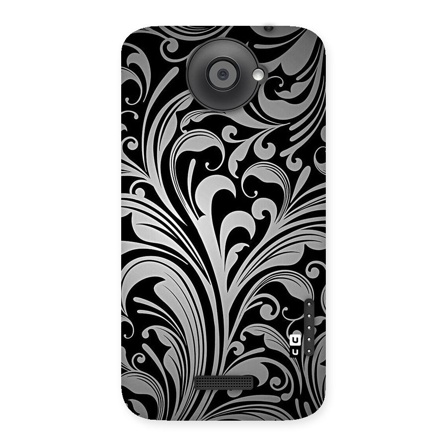 Grey Beauty Pattern Back Case for HTC One X