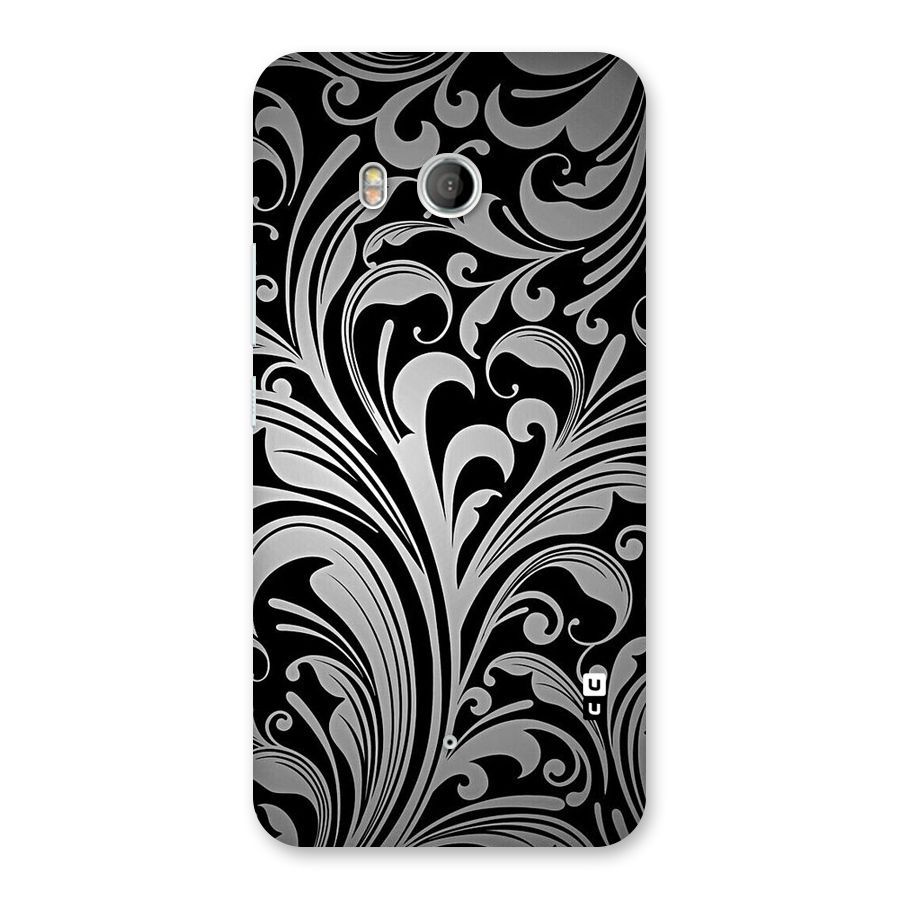 Grey Beauty Pattern Back Case for HTC U11