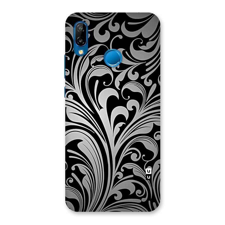 Grey Beauty Pattern Back Case for Huawei P20 Lite