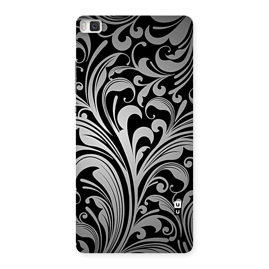 Grey Beauty Pattern Back Case for Huawei P8